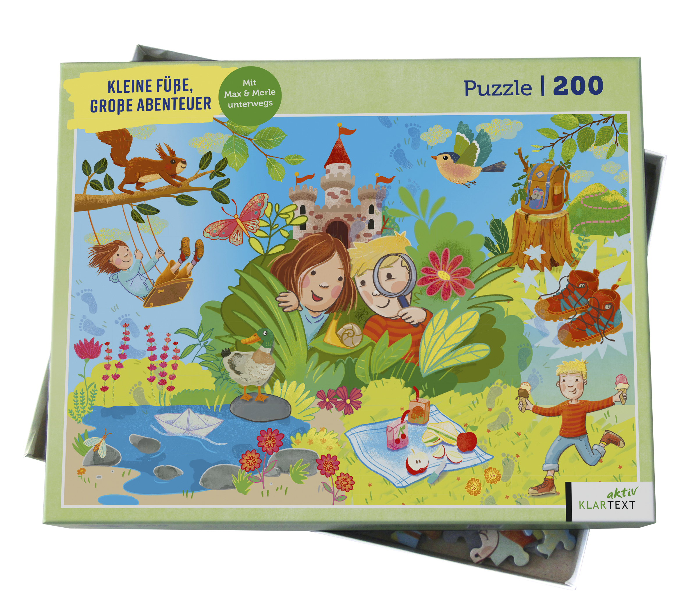 Puzzle Kleine Füße, große Abenteuer