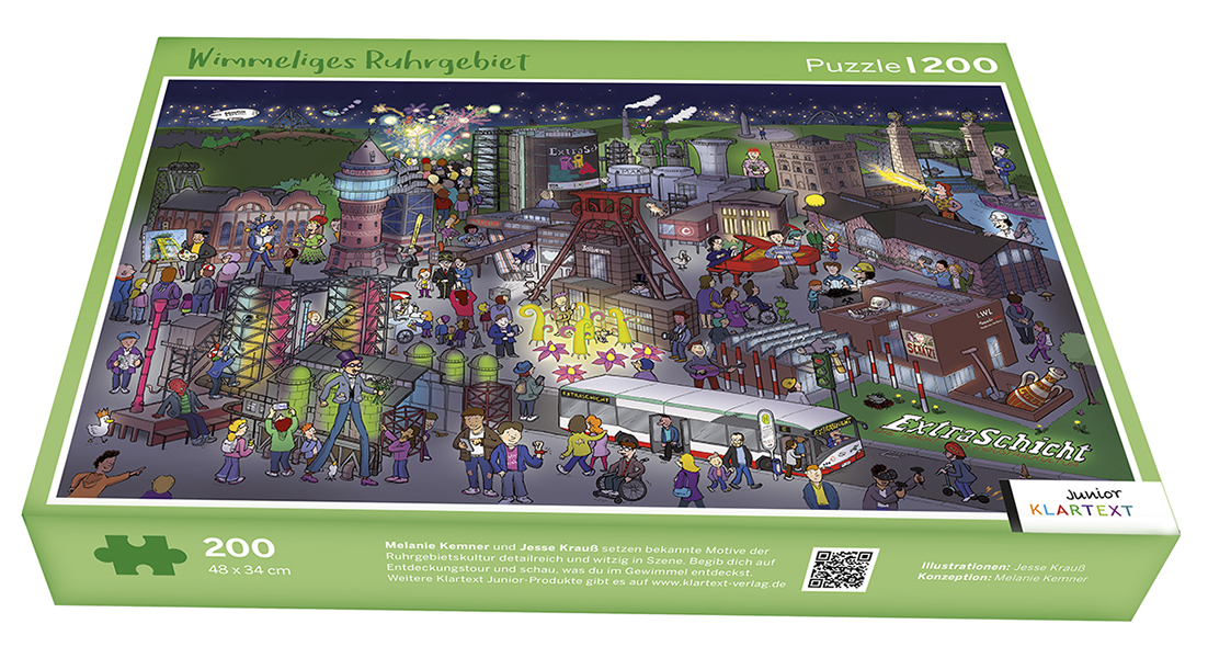 Puzzle Wimmeliges Ruhrgebiet